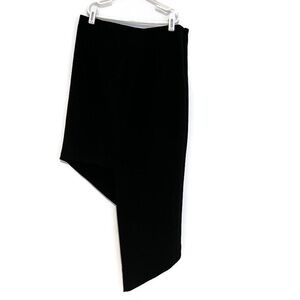 Robert Rodriguez Extreme Hi Lo Asymmetrical Knit Slit Skirt Size 6 Vintage